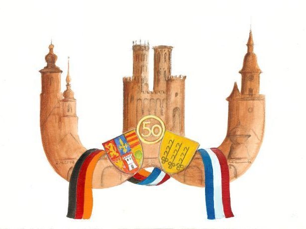 Logo Partnerschaft Pamiers Wappen